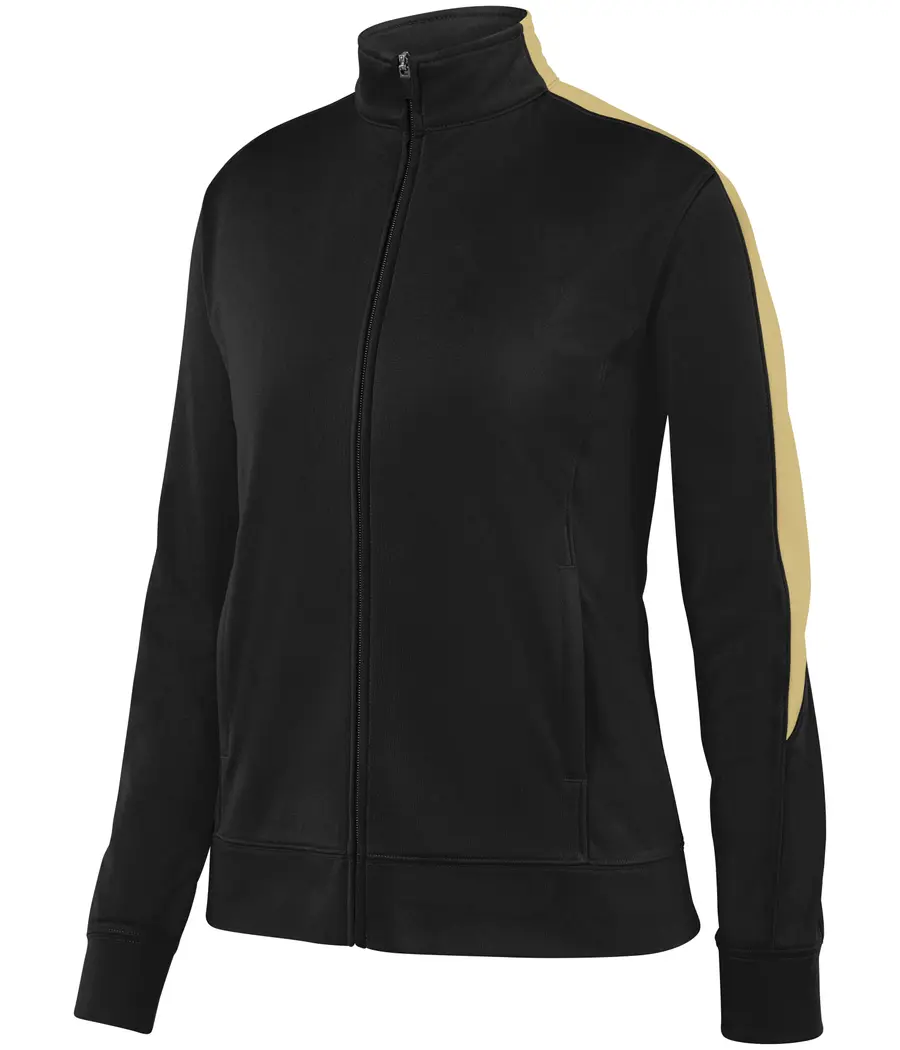 Augusta Ladies Medalist Jacket 2.0 in Black/Vegas Gold