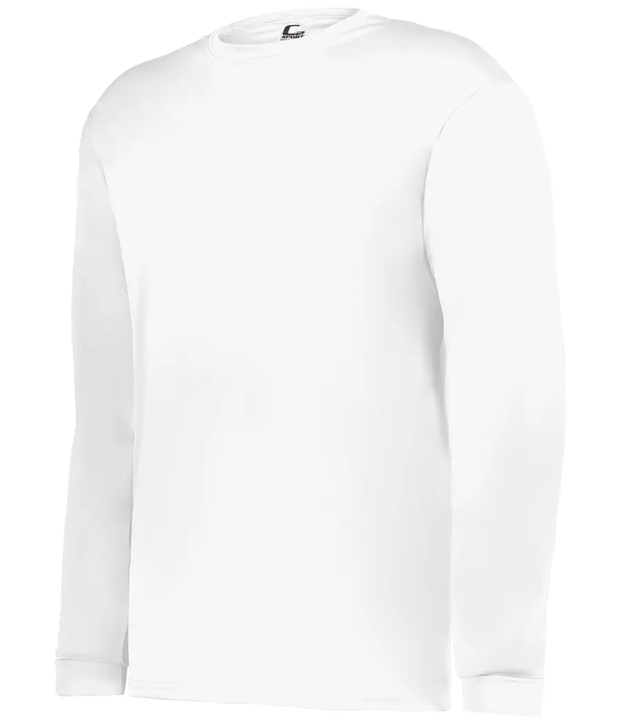C2 Long Sleeve TEE in White