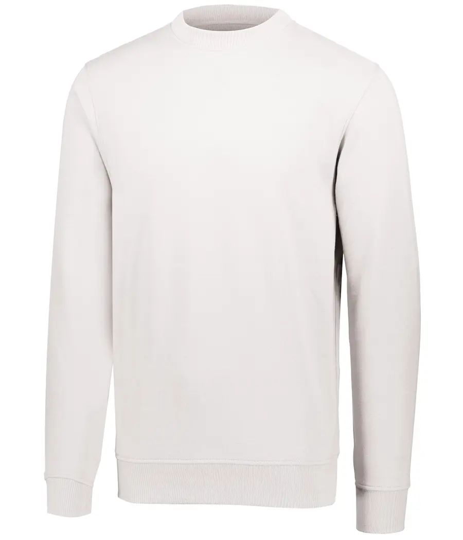 Augusta 60/40 Fleece Crewneck Sweatshirt in White
