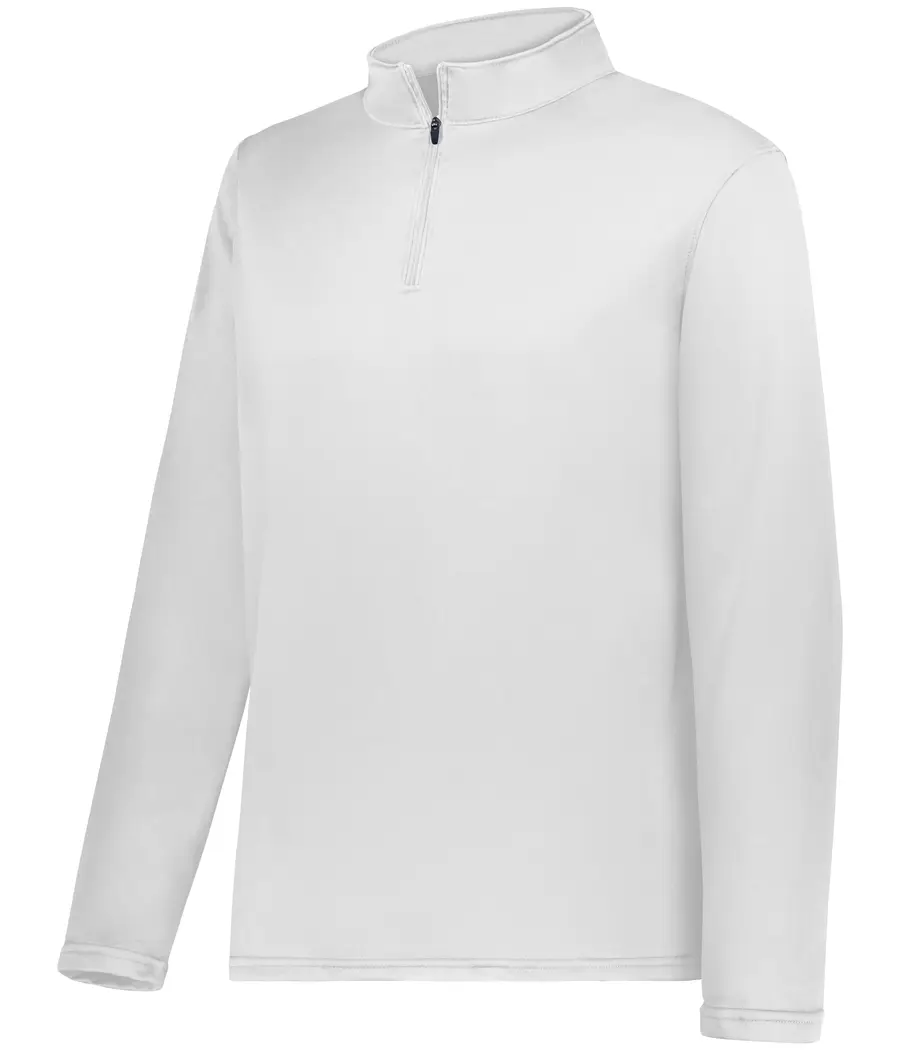 Augusta Wicking Fleece Pullover in White