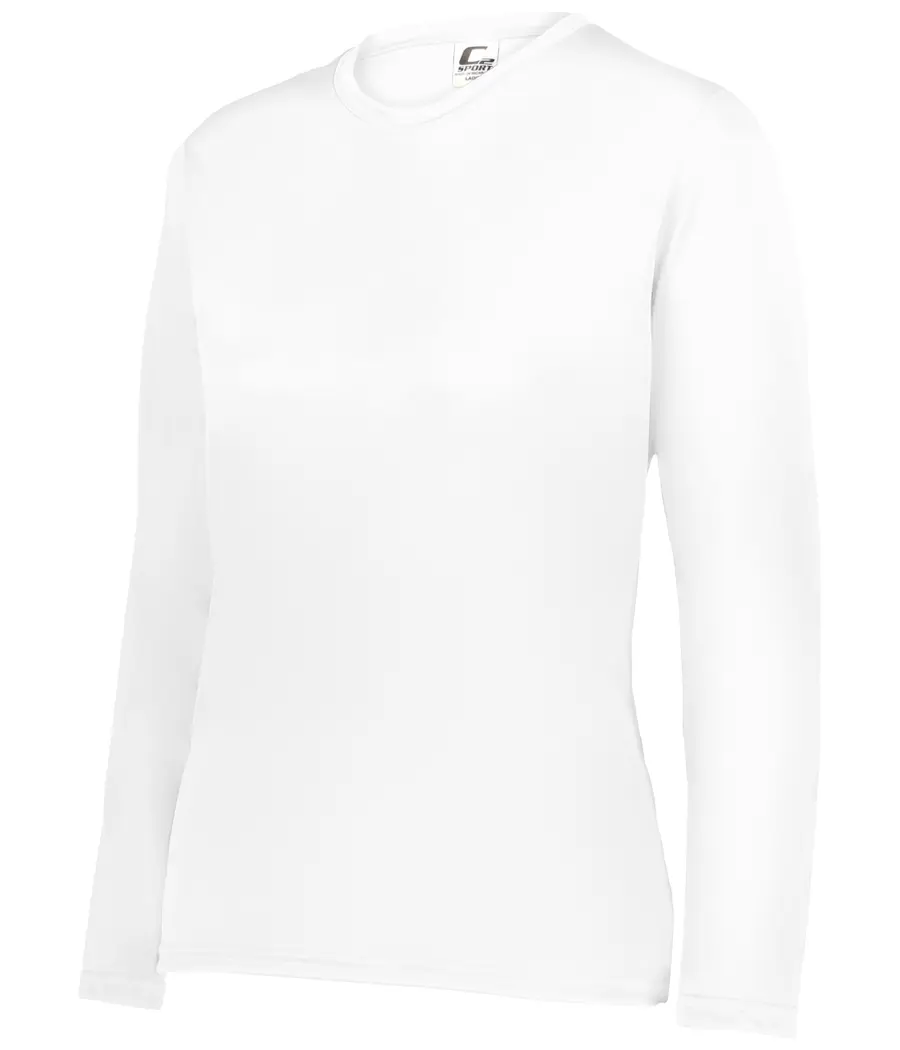 C2 Sport Ladies C2 Long Sleeve TEE in White