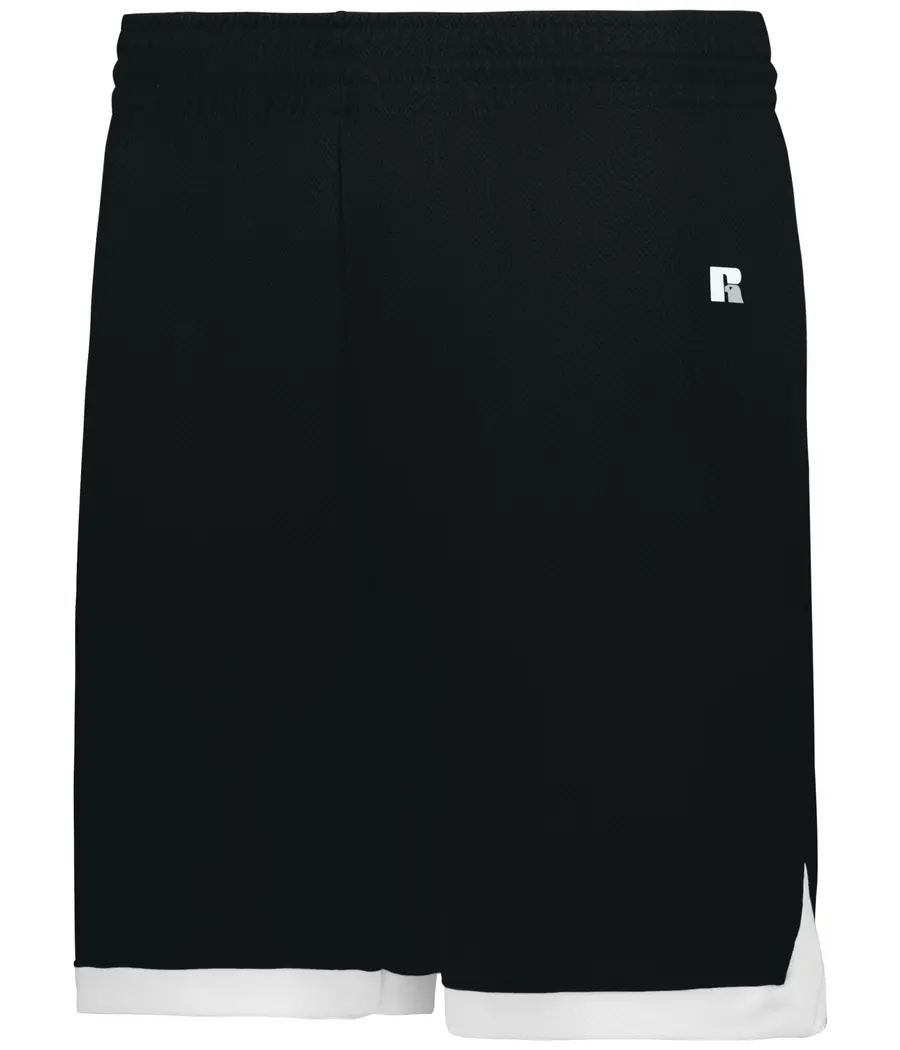Russell Youth Elite Basketball Shorts Powered BY Coolcore in Black/White