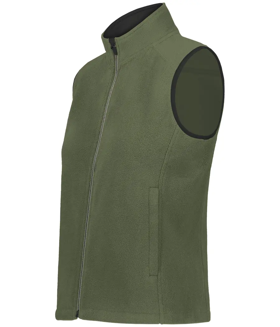 Augusta Ladies Chill Fleece Vest 2.0 in Olive
