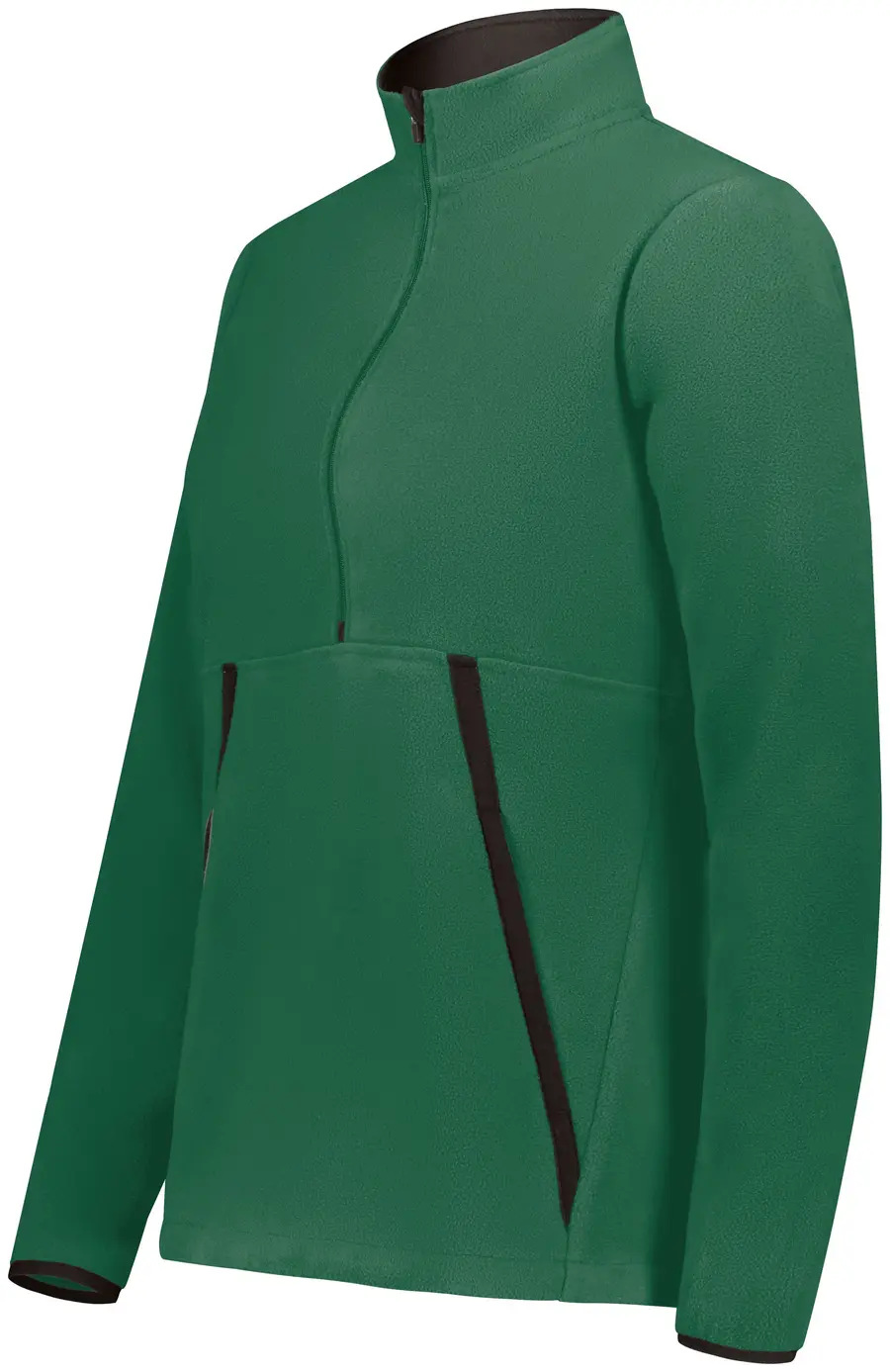 Augusta Ladies Chill Fleece 2.0 1/2 Zip Pullover in Dark Green
