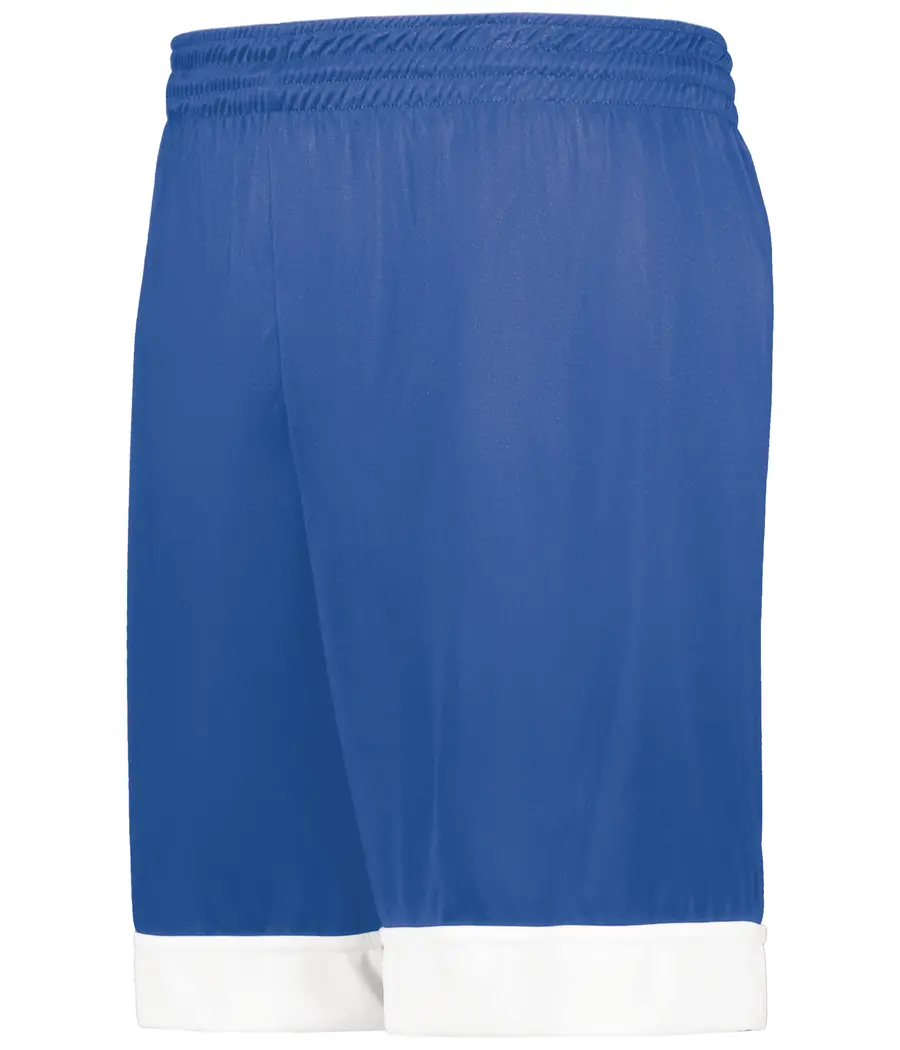 Augusta Youth Swish Reversible Basketball Shorts in Royal/White