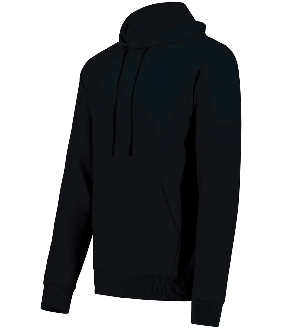 Augusta All-Day Core Basics Fleece Hoodie in Jet Black