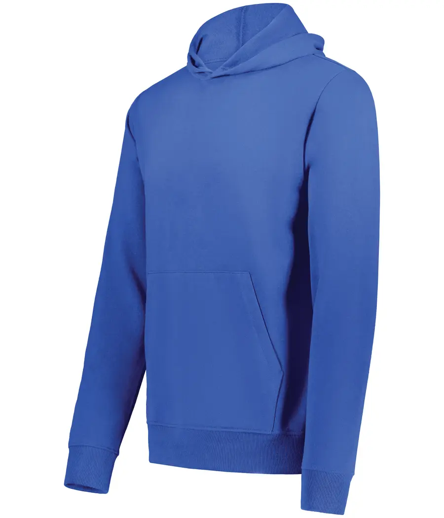 Augusta Youth All-Day Core Basics Fleece Hoodie in Cobalt Blue