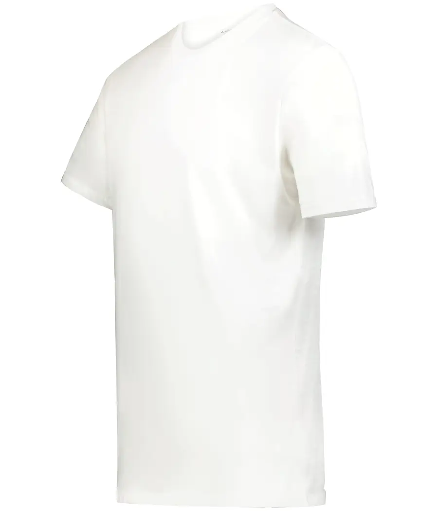 Augusta All-Day Core Basic Tri-Blend Tee in White