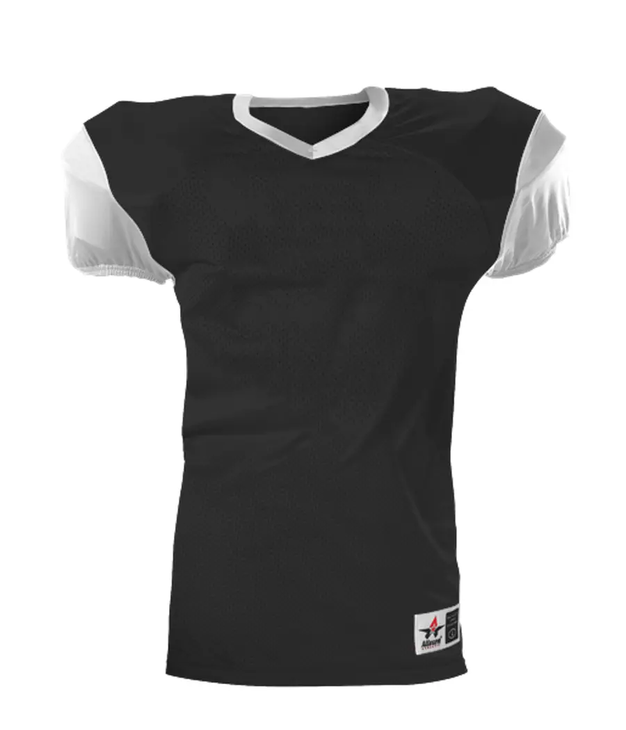 Alleson Athletic Youth PRO Football Game Jersey in Black/White
