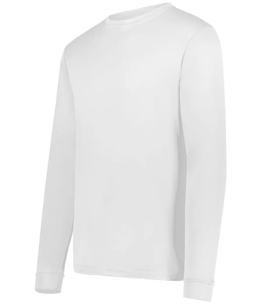 Augusta NexGen Wicking Long Sleeve Tee in White
