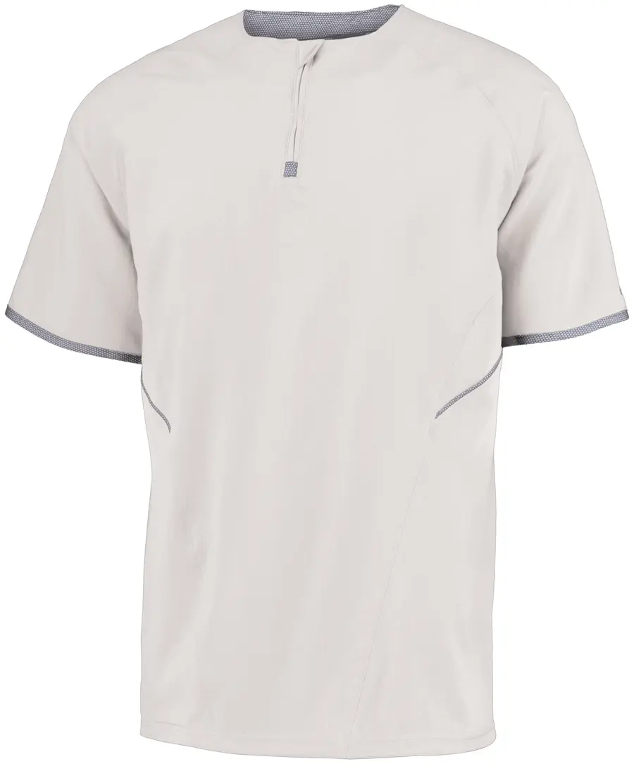 Russell Short Sleeve Pullover in White/Stealth