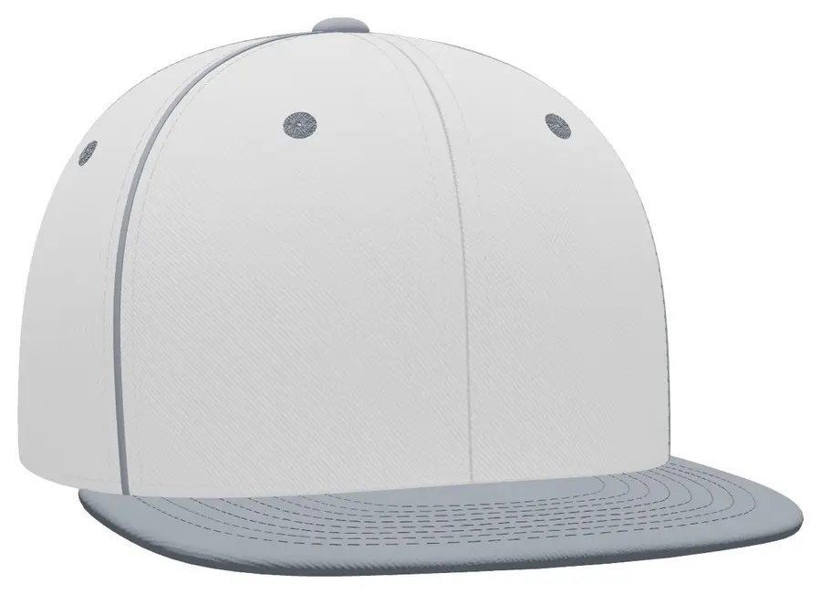 Pacific Headwear Custom Series A/C² Performance D-Series Fitted Cap in White