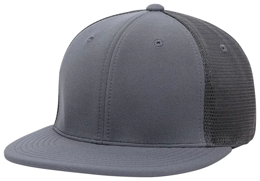 Pacific Headwear Premium M2 Performance Trucker Flexfit Cap in Graphite