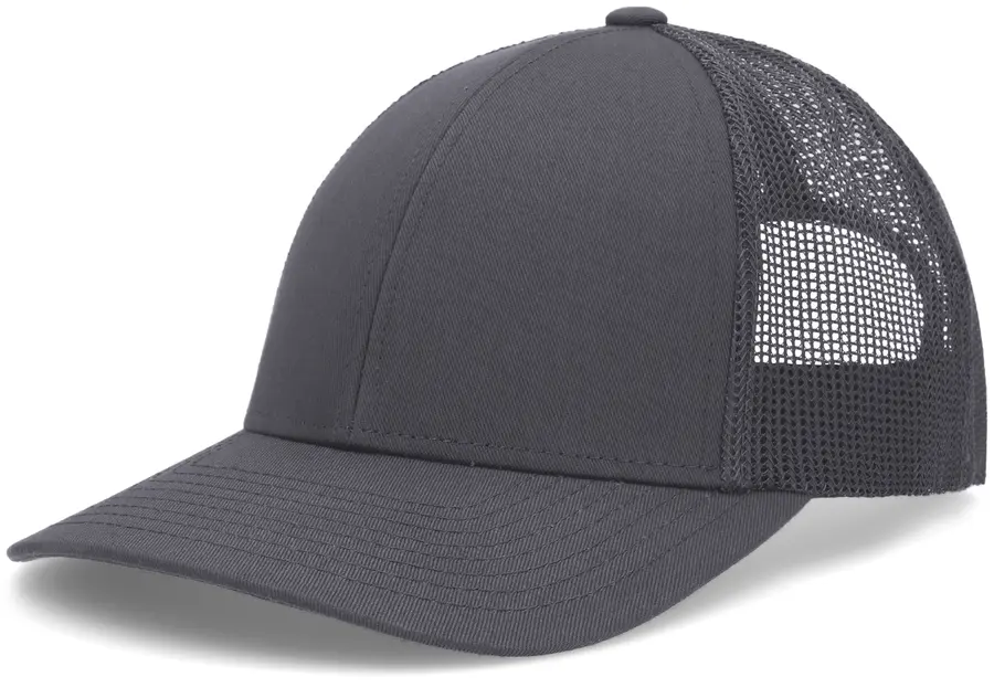 Pacific Headwear Low-Pro Trucker Cap in Graphite