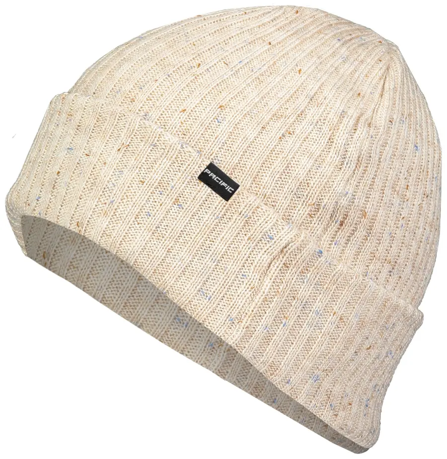 Pacific Headwear Tweed Beanie in Cream