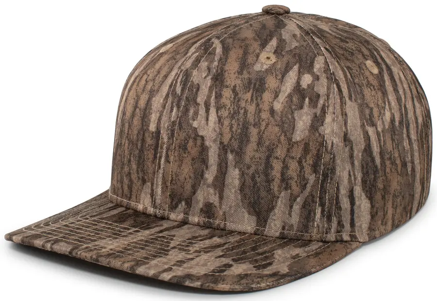Pacific Headwear Mossy Oak Guide Cap in New Bottomland