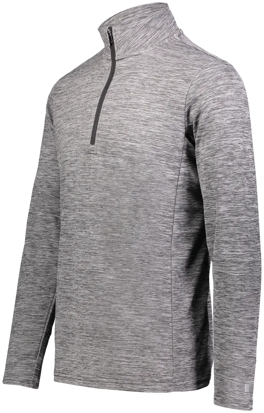 Russell Dri-Power Lightweight 1/4 Zip Pullover in Black