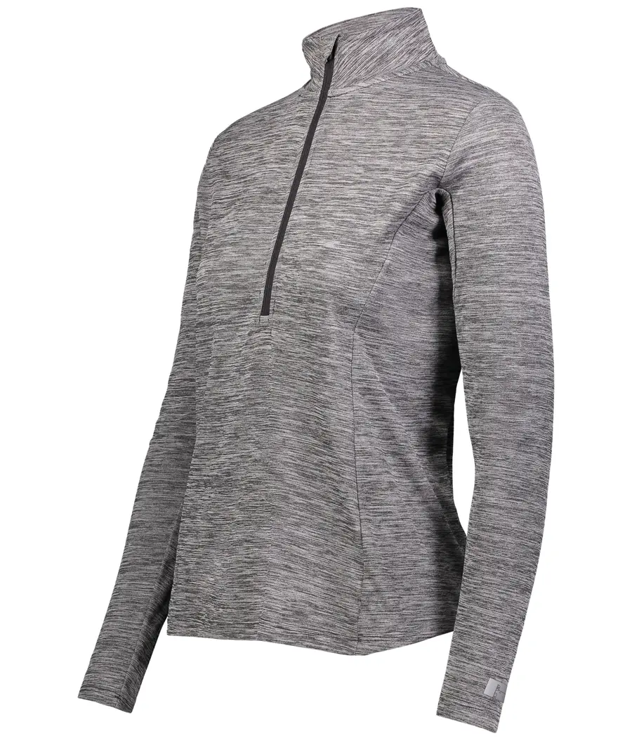 Russell Ladies Dri-Power Lightweight 1/4 Zip Pullover in Black