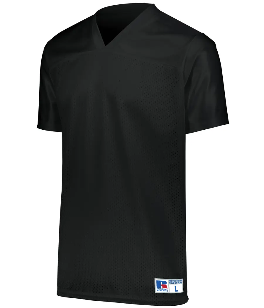 Russell Solid Flag Football Jersey in Black
