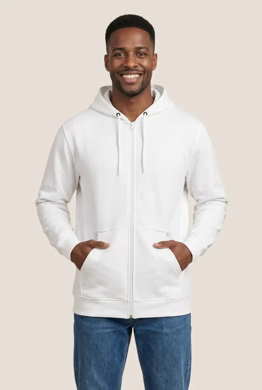 Jameo Hoodie Zip in Grass Green