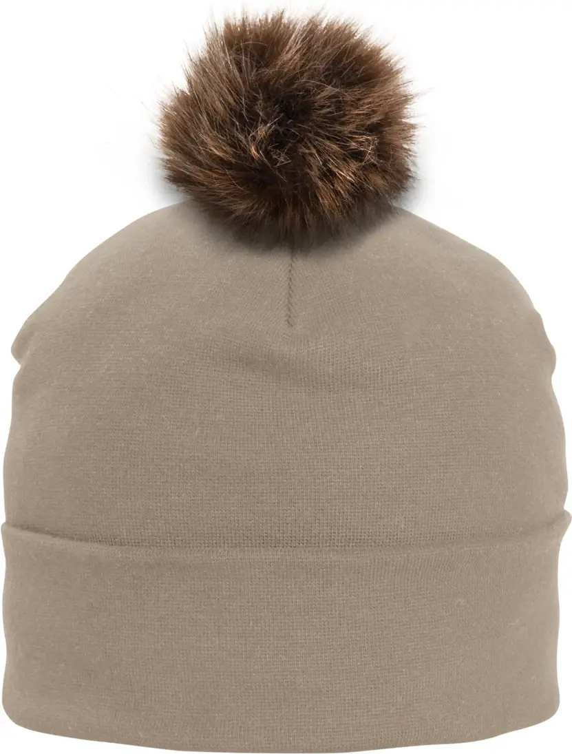 Ethica Pom pom beanie in Sand