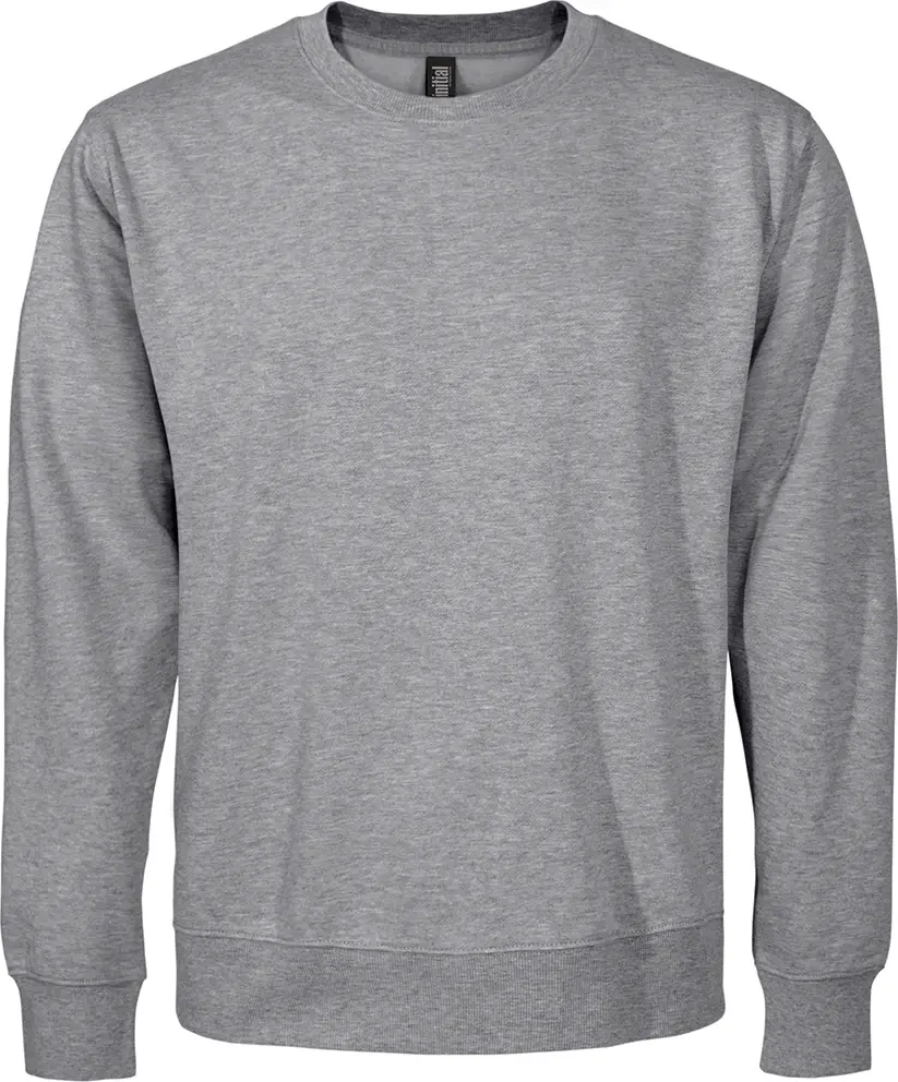 Initial Lightweight Crewneck Sweatshirt in Sport Grey