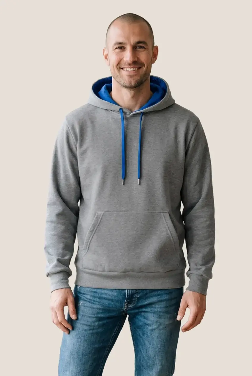 Ethica Contrast hooded sweatshirt in Custom