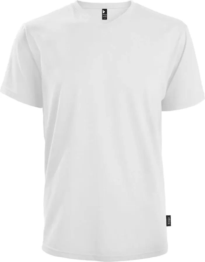 Ethica V-neck t-shirt in White