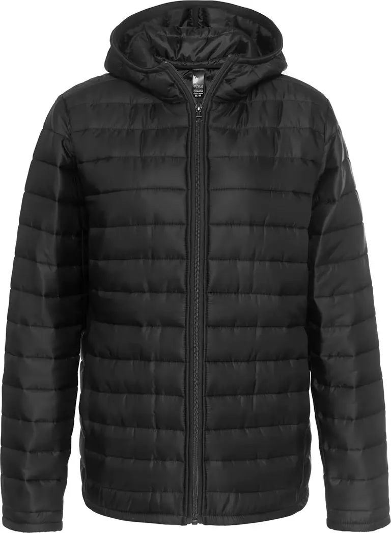 Ethica Hooded quilted jacket - Women in Black